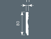 Артикул PX015, 80Х11, Напольные плинтусы, Cosca в текстуре, фото 1