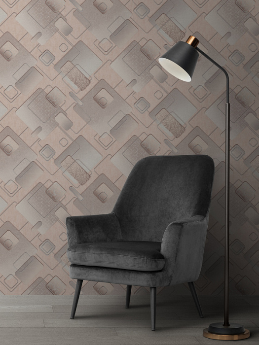 Обои в интерьере артикул 6304-2, Мемфис, МОФ Обои в интерьере артикул 6304-2, Мемфис, МОФ