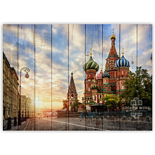 Панно с изображением города Creative Wood Города Москва